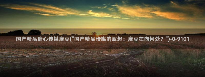 糖心vlog：国产精品糖心传媒麻豆(\